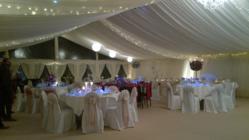 Regency Cord Carpet Fitted in a Marquee